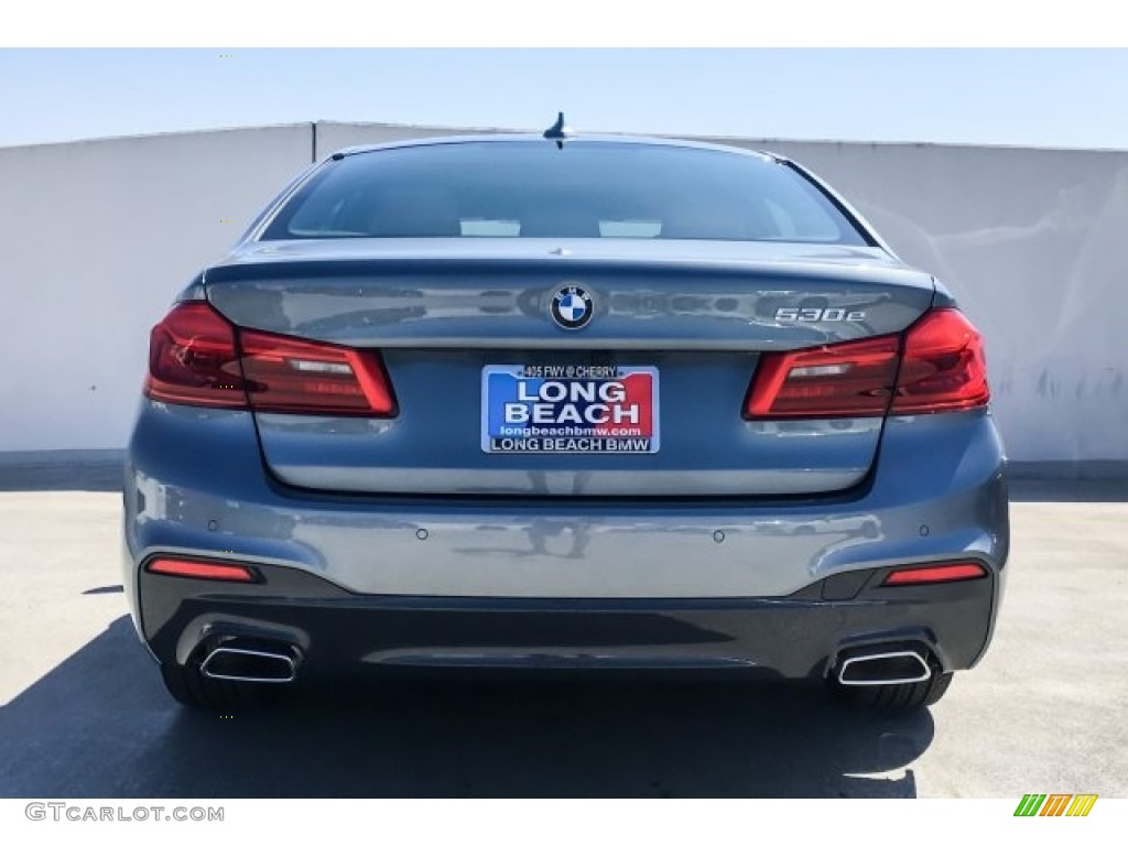 2019 5 Series 530e iPerformance Sedan - Bluestone Metallic / Cognac photo #3