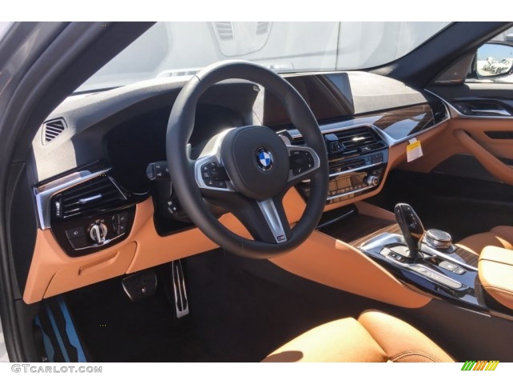 2019 5 Series 530e iPerformance Sedan - Bluestone Metallic / Cognac photo #4