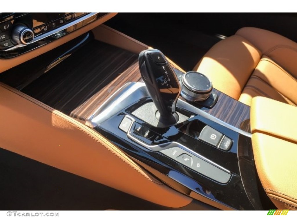 2019 5 Series 530e iPerformance Sedan - Bluestone Metallic / Cognac photo #7