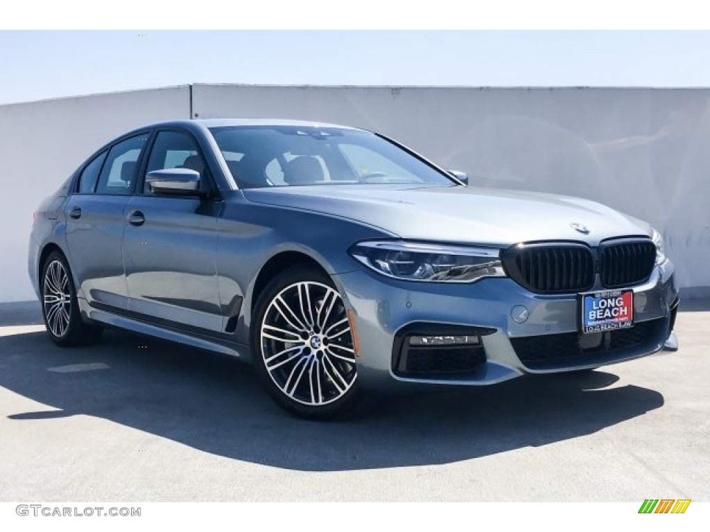 Bluestone Metallic 2019 BMW 5 Series 530e iPerformance Sedan Exterior Photo #129176387