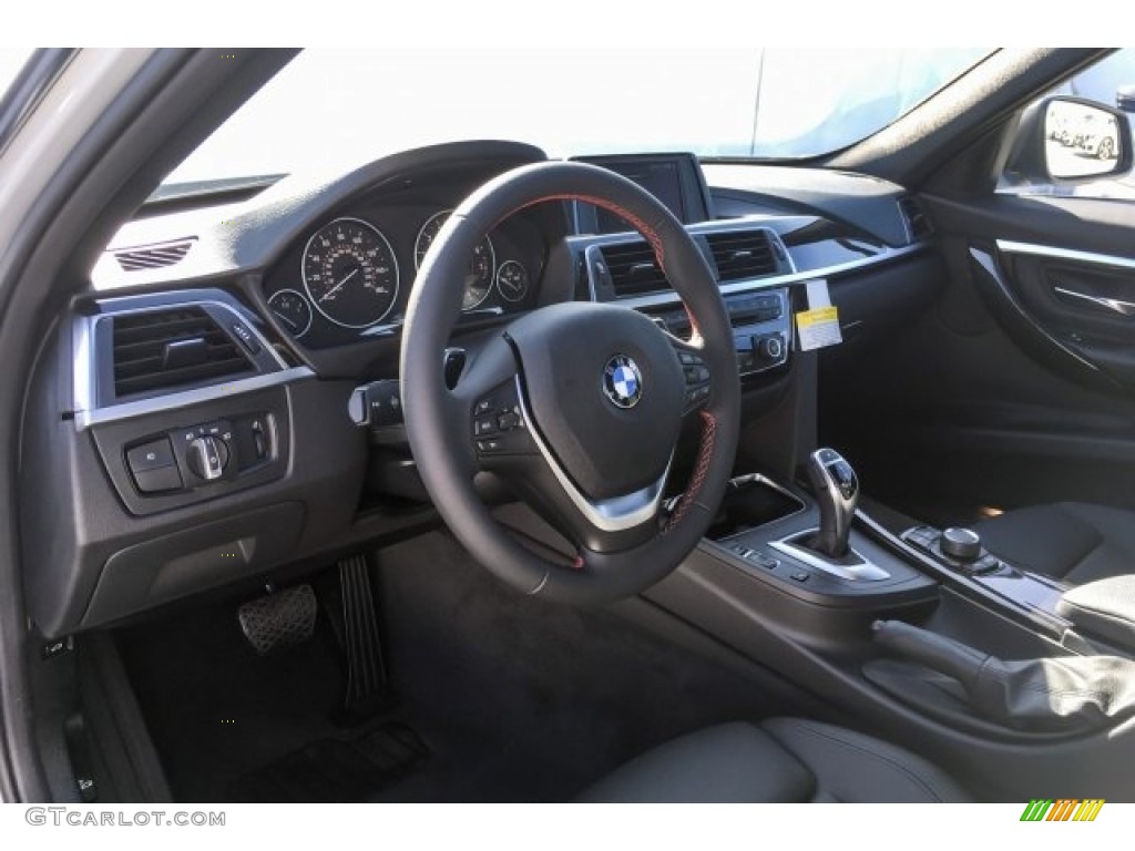 2018 3 Series 330i Sedan - Glacier Silver Metallic / Black photo #4