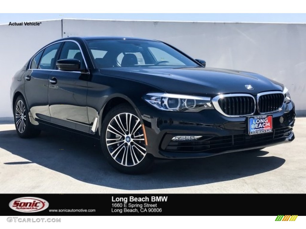2018 5 Series 530e iPerfomance Sedan - Jet Black / Black photo #1