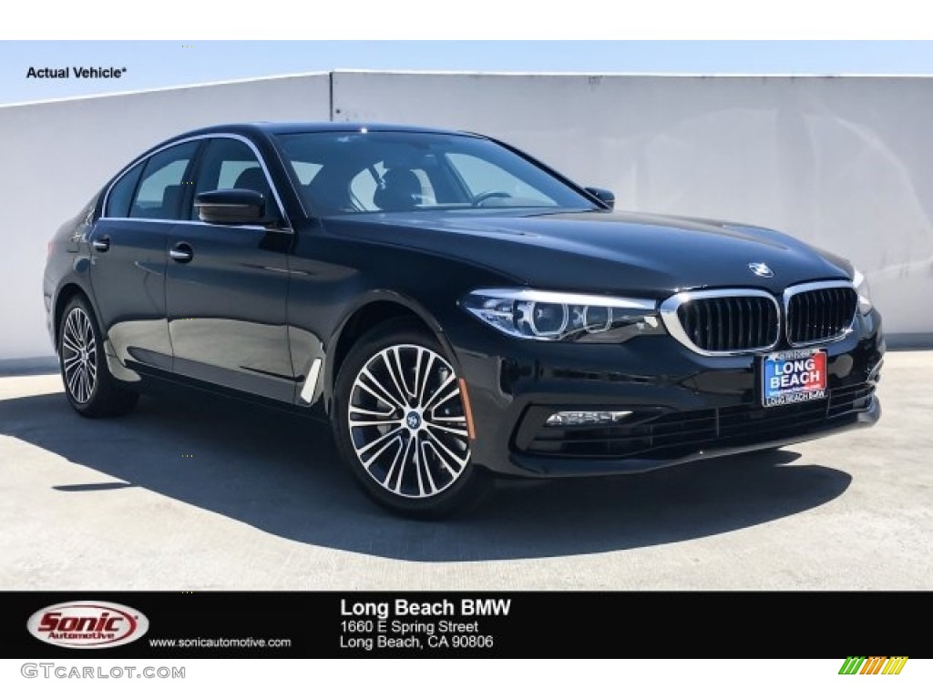 2018 5 Series 530e iPerfomance Sedan - Jet Black / Black photo #1