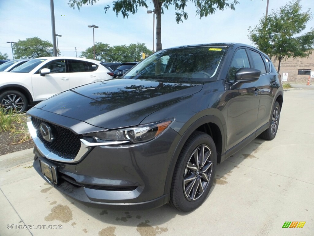 2018 CX-5 Touring AWD - Machine Gray Metallic / Black photo #1