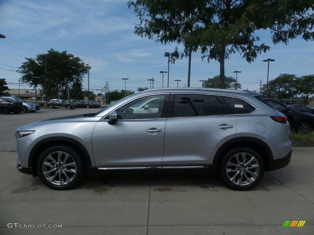 Sonic Silver Metallic 2019 Mazda CX-9 Grand Touring AWD Exterior Photo #129177389