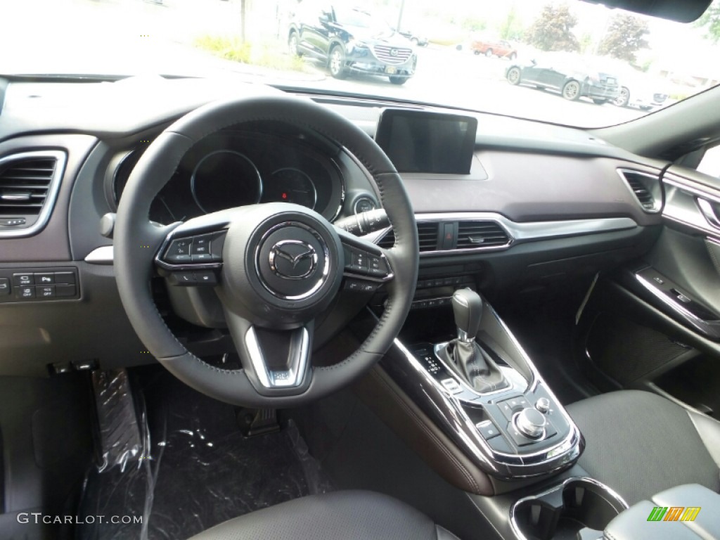 Black Interior 2019 Mazda CX-9 Grand Touring AWD Photo #129177402