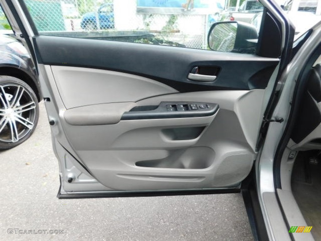 2013 CR-V LX AWD - Alabaster Silver Metallic / Black photo #7