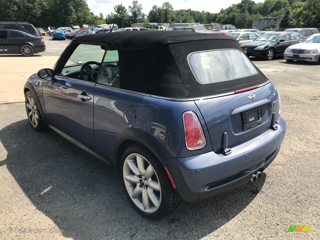 2005 Cooper S Convertible - Hyper Blue Metallic / Space Grey/Panther Black photo #5