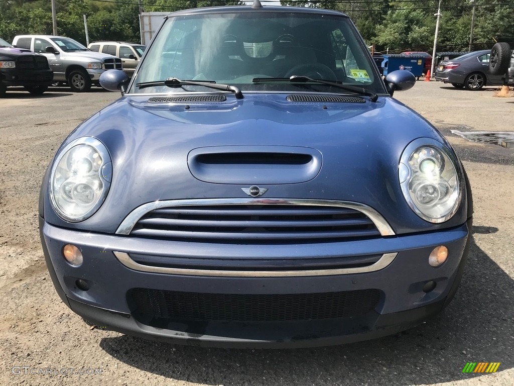2005 Cooper S Convertible - Hyper Blue Metallic / Space Grey/Panther Black photo #8