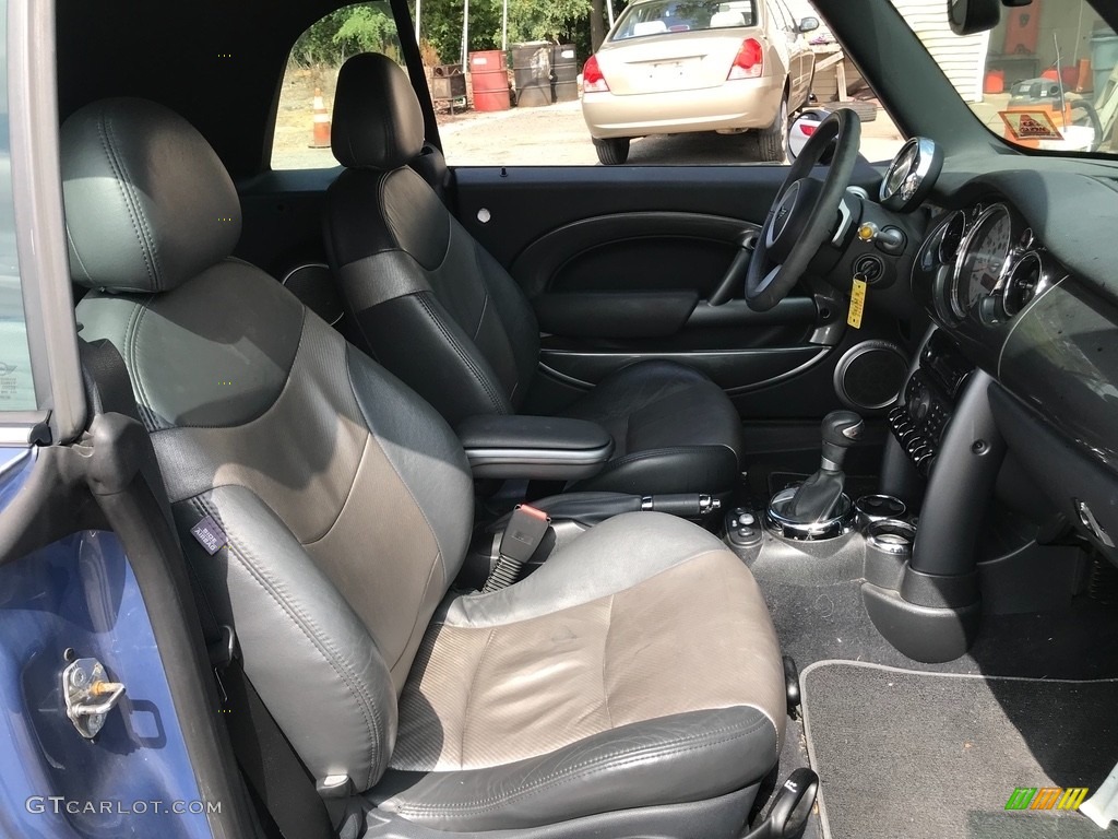 2005 Cooper S Convertible - Hyper Blue Metallic / Space Grey/Panther Black photo #14