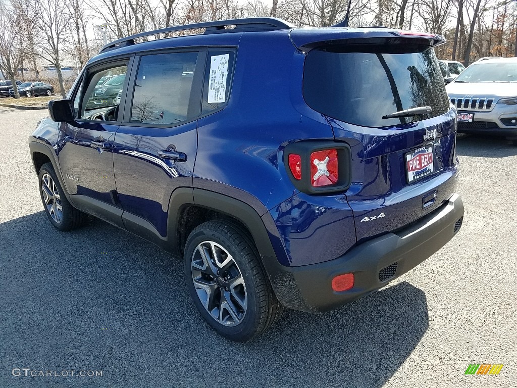 2018 Renegade Latitude 4x4 - Jetset Blue / Black photo #4