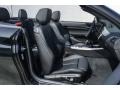 Black 2019 BMW 2 Series M240i Convertible Interior Color