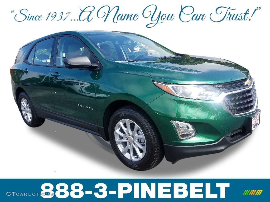 2019 Equinox LS - Ivy Green Metallic / Medium Ash Gray photo #1