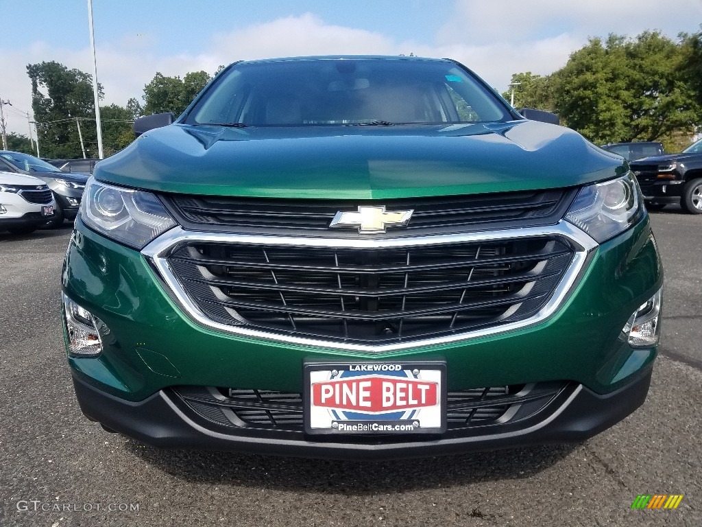 2019 Equinox LS - Ivy Green Metallic / Medium Ash Gray photo #2