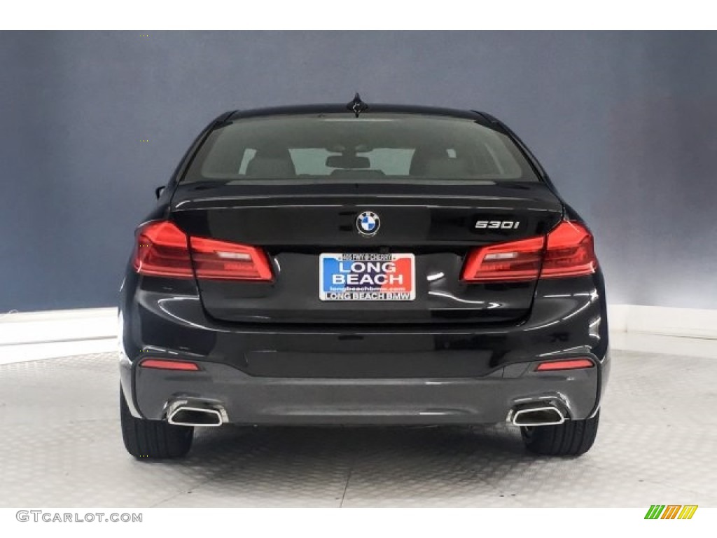 2019 5 Series 530i Sedan - Black Sapphire Metallic / Black photo #3