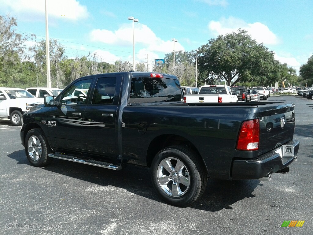 2019 1500 Classic Express Quad Cab - Maximum Steel Metallic / Black/Diesel Gray photo #3