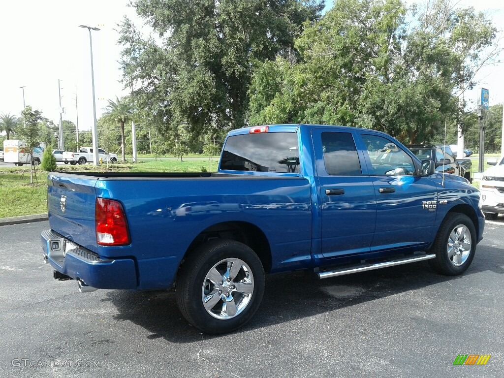 2019 1500 Classic Express Quad Cab - Blue Streak Pearl / Black/Diesel Gray photo #5