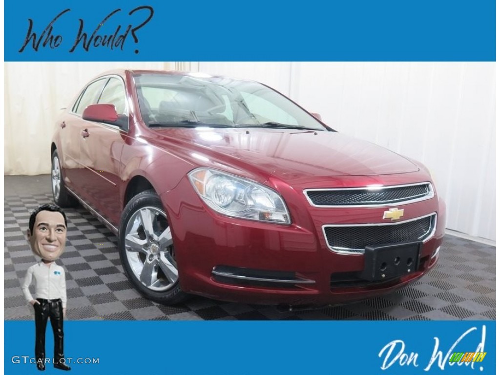 2010 Malibu LT Sedan - Red Jewel Tintcoat / Cocoa/Cashmere photo #1