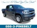 Shadow Gray Metallic 2019 Chevrolet Colorado WT Crew Cab