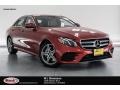 2019 designo Cardinal Red Metallic Mercedes-Benz E 300 Sedan  photo #1