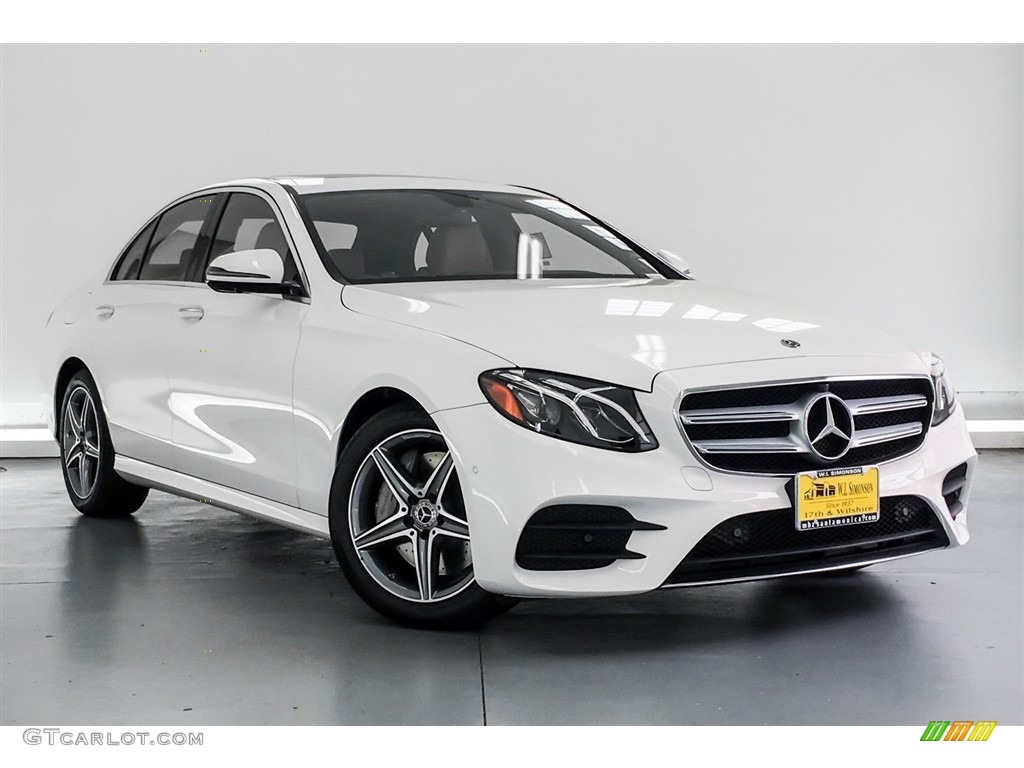 Polar White 2019 Mercedes-Benz E 300 Sedan Exterior Photo #129189095