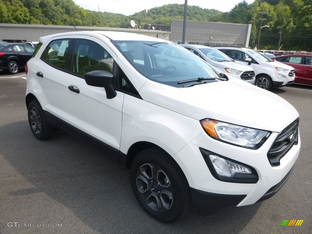 2018 EcoSport S 4WD - Diamond White / Medium Light Stone photo #3