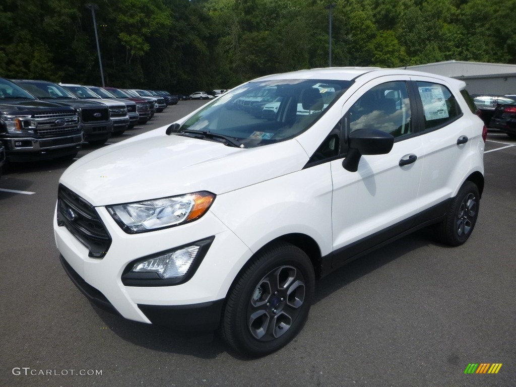 2018 EcoSport S 4WD - Diamond White / Medium Light Stone photo #5