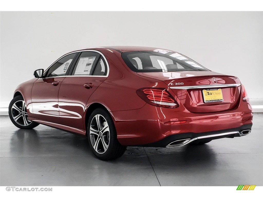 2019 E 300 Sedan - designo Cardinal Red Metallic / Macchiato Beige/Black photo #2