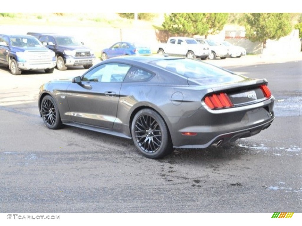 2017 Mustang GT Premium Coupe - Avalanche Gray / Ebony photo #4