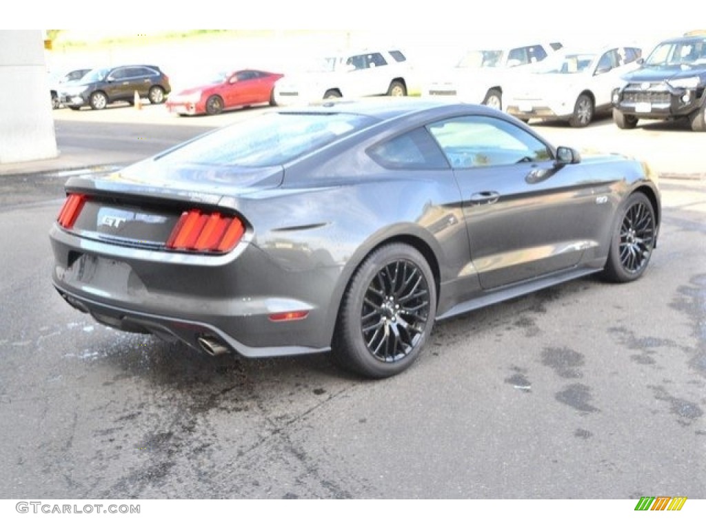 2017 Mustang GT Premium Coupe - Avalanche Gray / Ebony photo #6