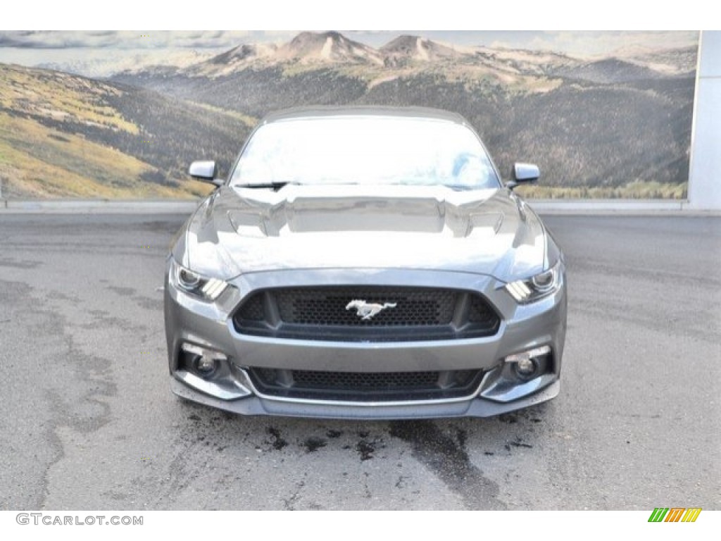 2017 Mustang GT Premium Coupe - Avalanche Gray / Ebony photo #8