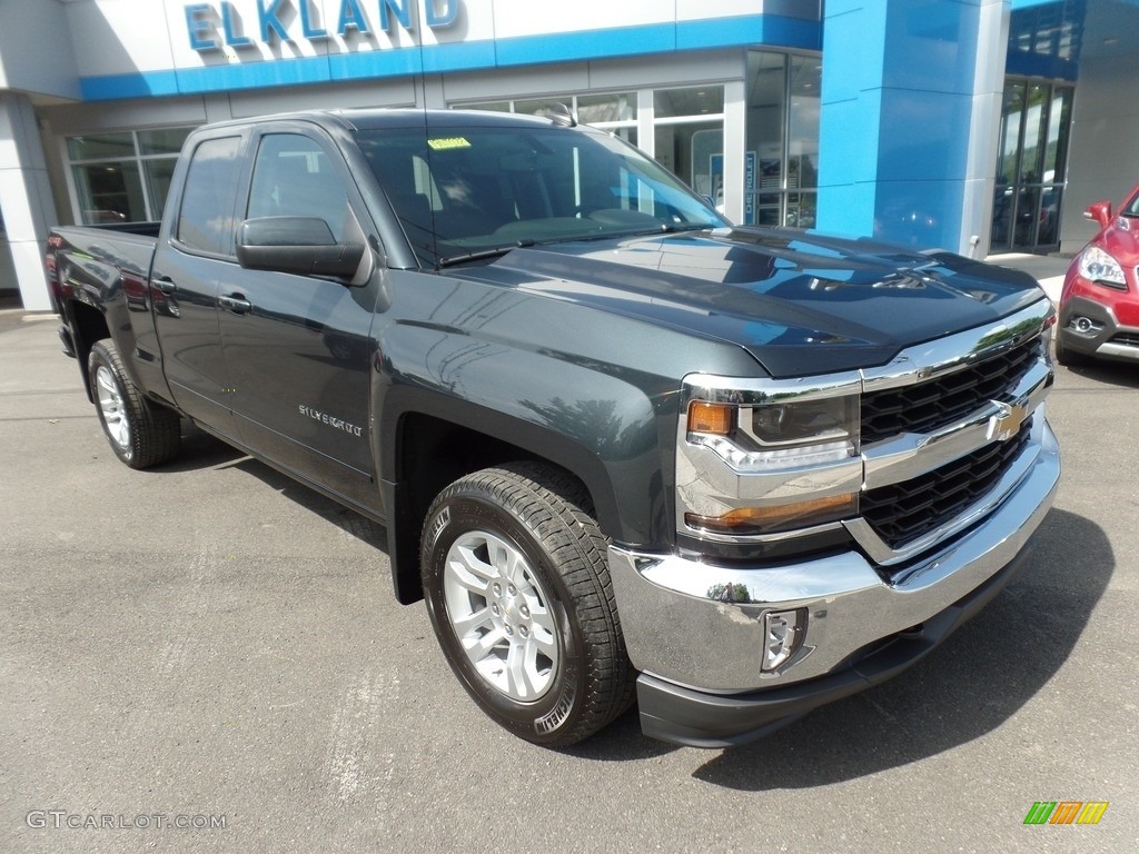 2019 Silverado LD LT Double Cab 4x4 - Graphite Metallic / Jet Black photo #1