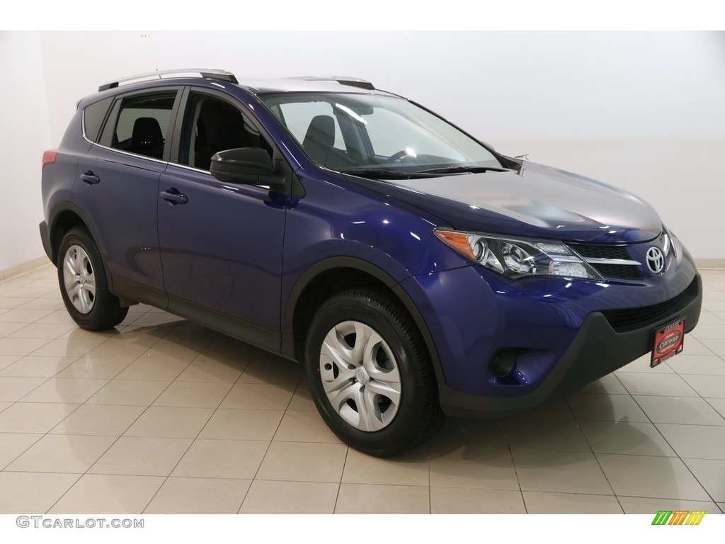 2015 RAV4 LE - Blue Crush Metallic / Black photo #1