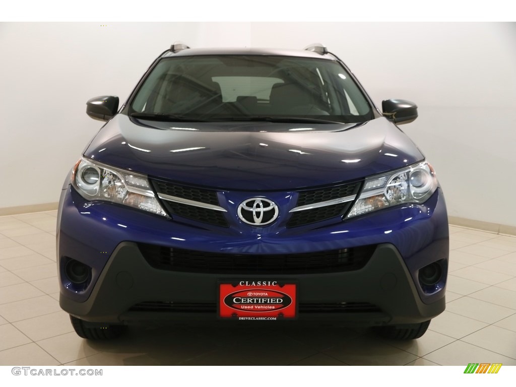 2015 RAV4 LE - Blue Crush Metallic / Black photo #2