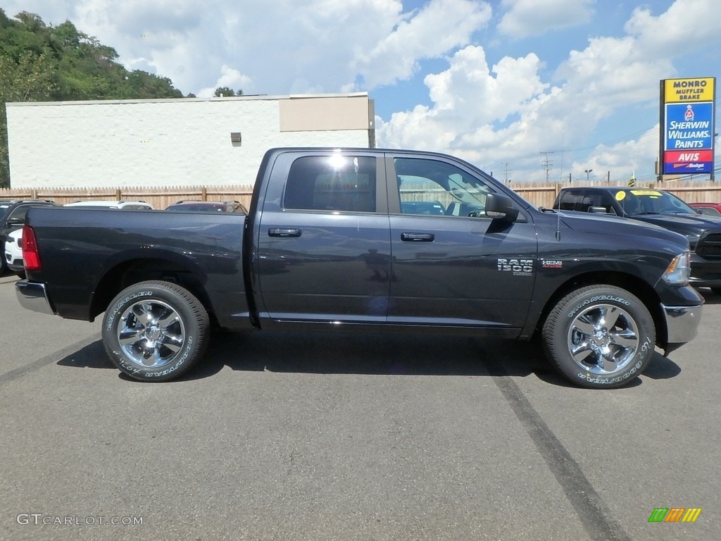 2019 1500 Classic Big Horn Crew Cab 4x4 - Maximum Steel Metallic / Black/Diesel Gray photo #6