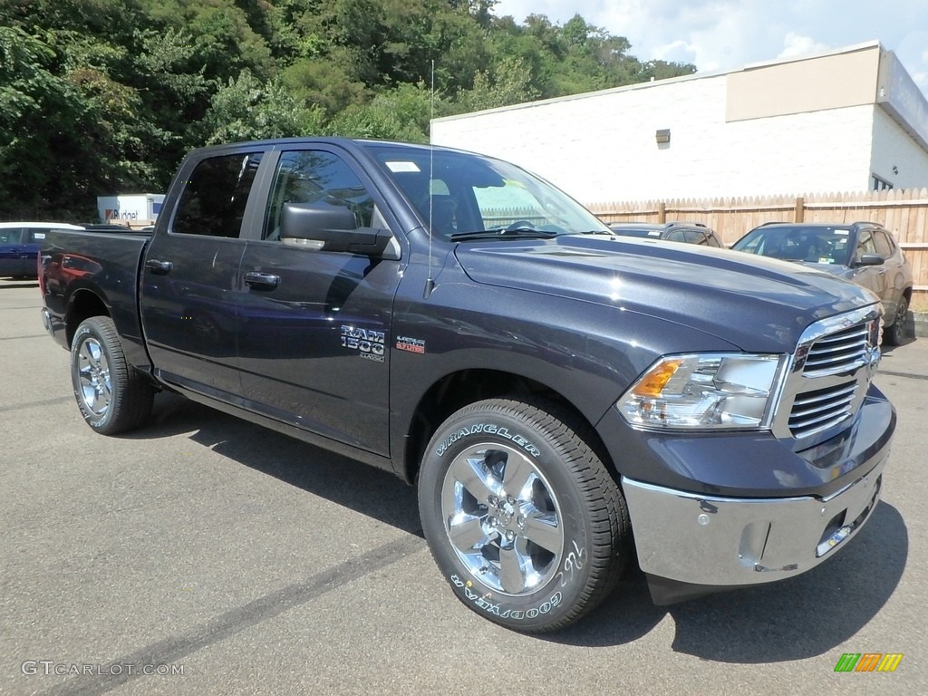 2019 1500 Classic Big Horn Crew Cab 4x4 - Maximum Steel Metallic / Black/Diesel Gray photo #7
