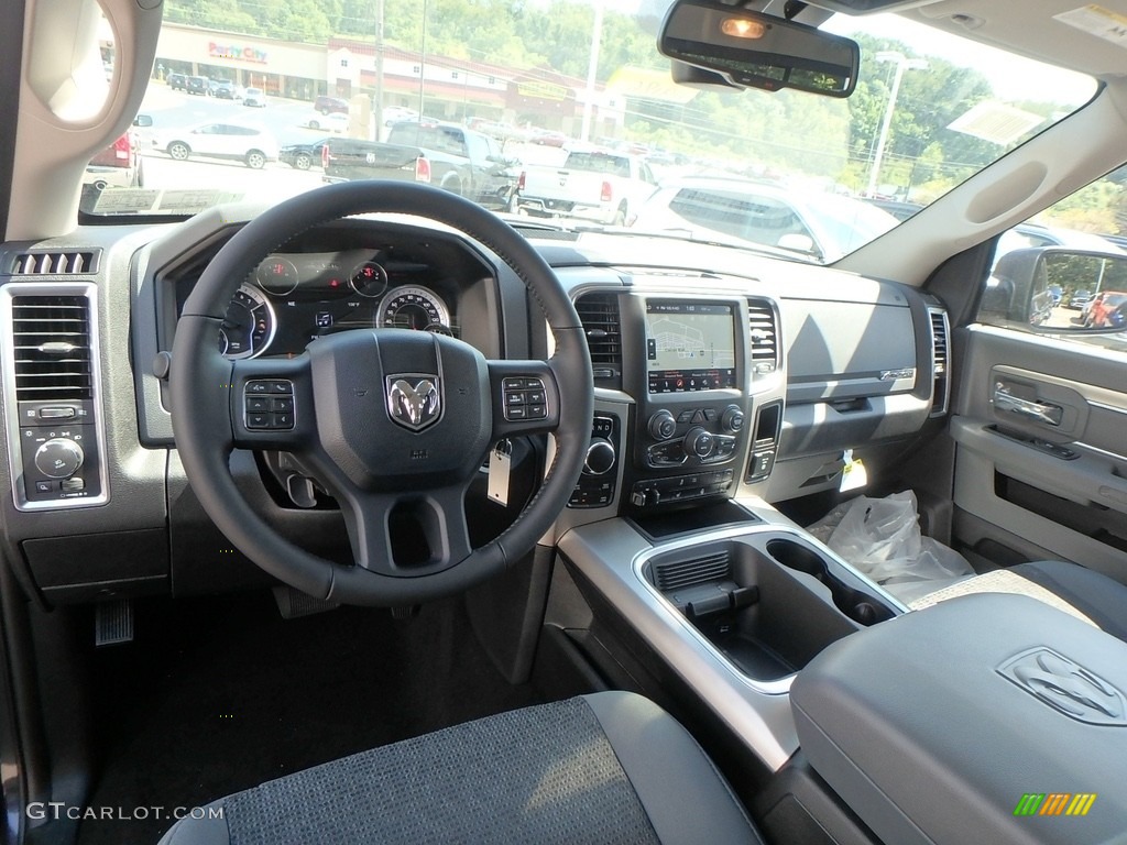 2019 1500 Classic Big Horn Crew Cab 4x4 - Maximum Steel Metallic / Black/Diesel Gray photo #12