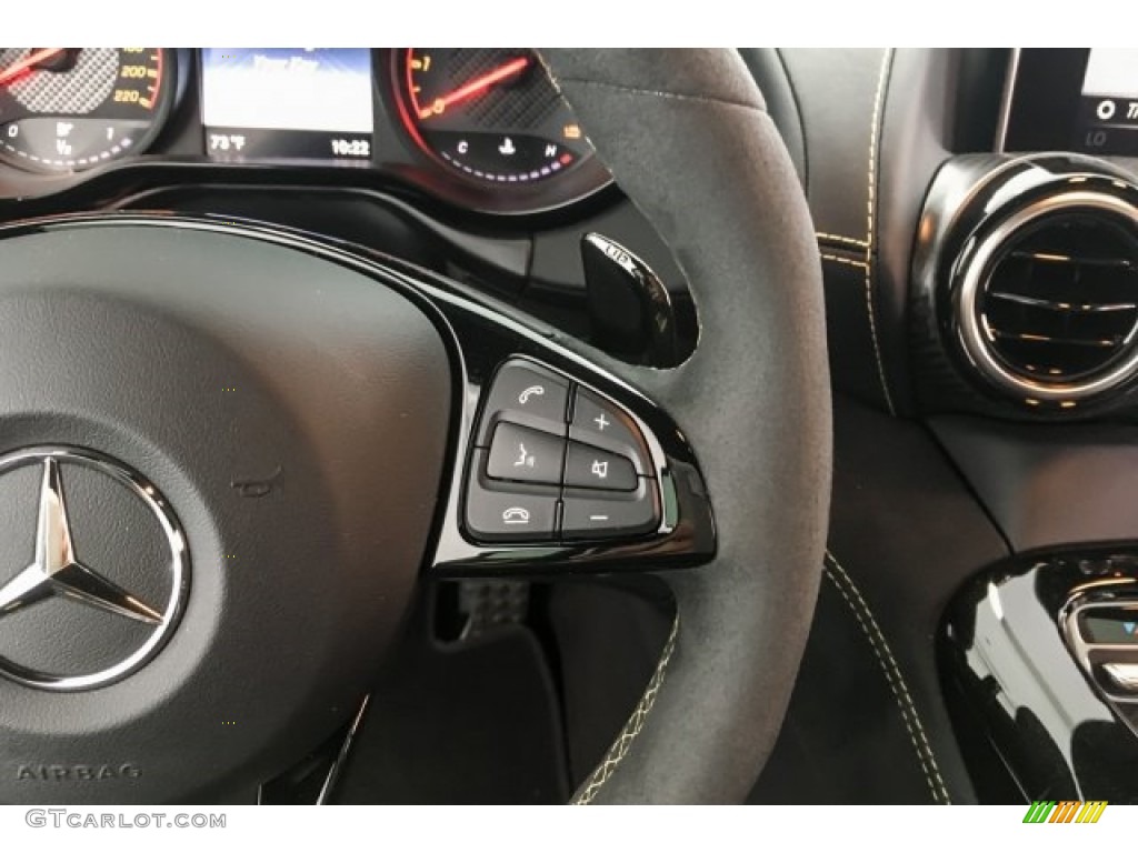 2018 Mercedes-Benz AMG GT R Coupe Black w/Dinamica Steering Wheel Photo #129191450