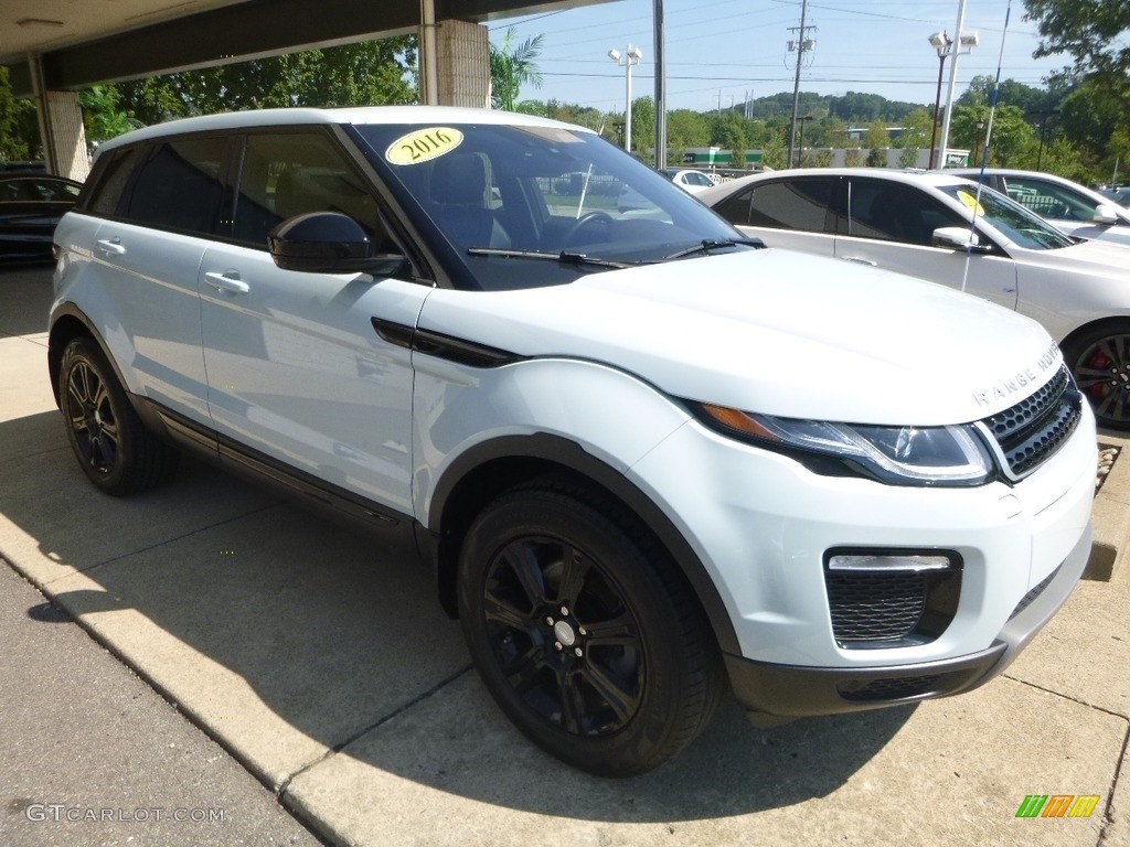 2016 Range Rover Evoque SE - Yulong White Metalllic / Ebony/Ebony photo #3