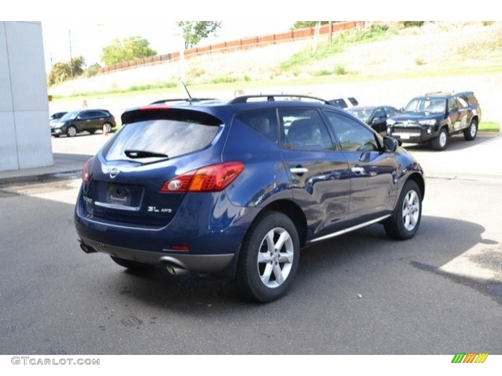 2009 Murano SL AWD - Deep Sapphire Metallic / Beige photo #6