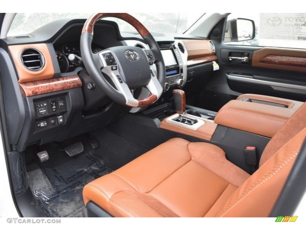 1794 Edition Premium Brown Interior 2019 Toyota Tundra 1794 Edition CrewMax 4x4 Photo #129194561