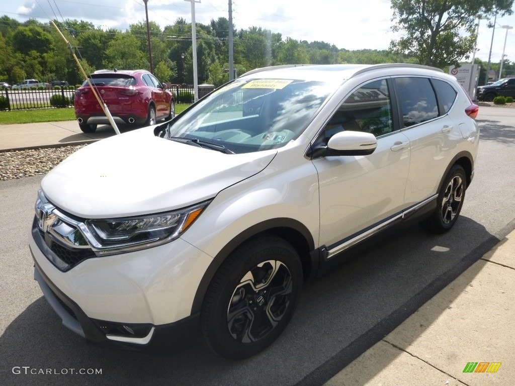 2018 CR-V Touring AWD - White Diamond Pearl / Black photo #5