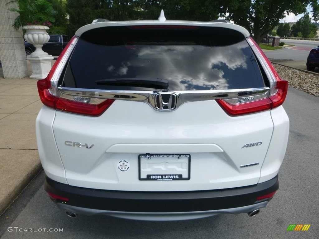 2018 CR-V Touring AWD - White Diamond Pearl / Black photo #8