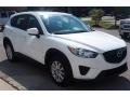 2014 Crystal White Pearl Mica Mazda CX-5 Sport AWD  photo #3