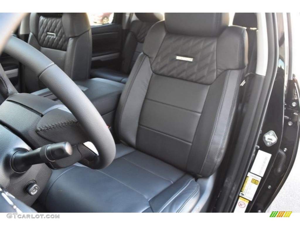 Black Interior 2019 Toyota Tundra Platinum CrewMax 4x4 Photo #129195251