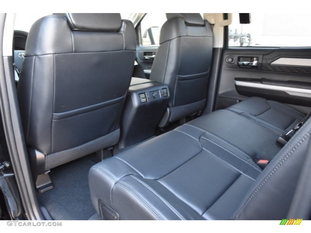 Black Interior 2019 Toyota Tundra Platinum CrewMax 4x4 Photo #129195380