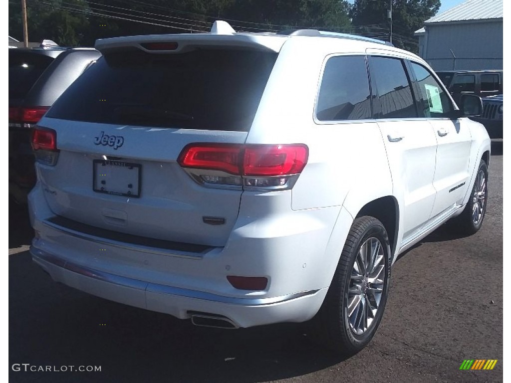 2018 Grand Cherokee Summit 4x4 - Ivory Tri-Coat / Indigo/Ski Gray photo #2