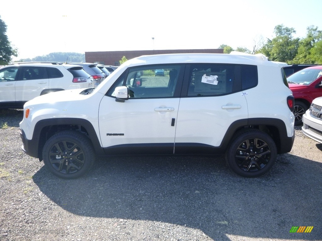 2018 Renegade Latitude 4x4 - Alpine White / Black photo #2