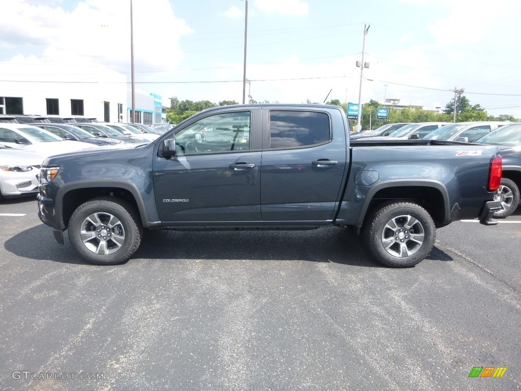 Shadow Gray Metallic 2019 Chevrolet Colorado Z71 Crew Cab 4x4 Exterior Photo #129201341