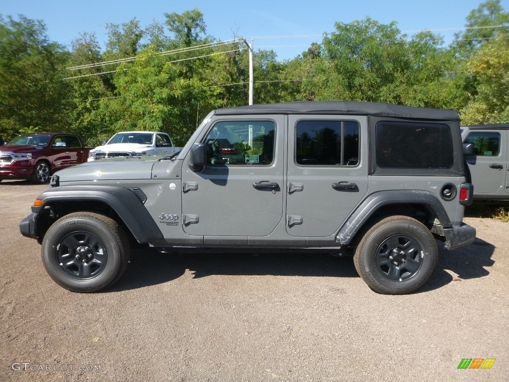 Sting-Gray 2018 Jeep Wrangler Unlimited Sport 4x4 Exterior Photo #129201686